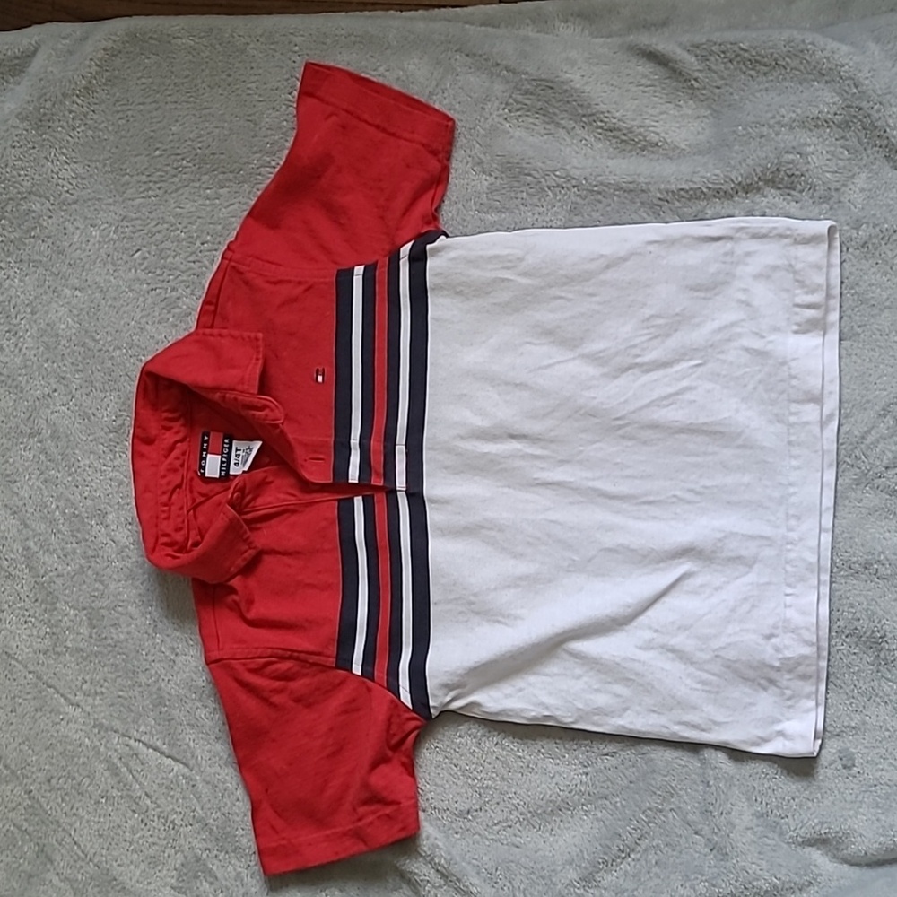 3x boy polo size 4, 5 years Gap? Tommy Hilfiger